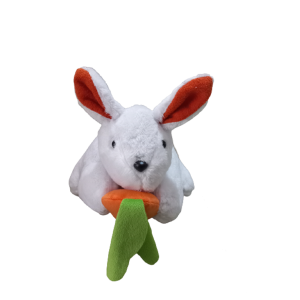 Coelho Cenourinha Fofo Branco