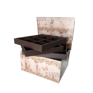 Baú Mdf Extra Grande Borboleta