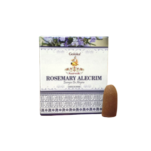 Incenso Cone Goloka Rosemary Alecrim
