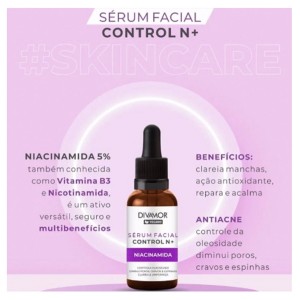 Serum Facial Control N+ Niacinamida 5% Divamor 30ml