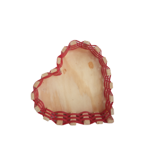 Bandeja Coração Médio Linux Vermelho