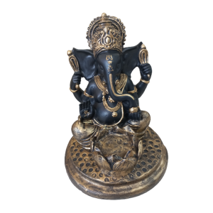 Ganesha Preto e Dourado