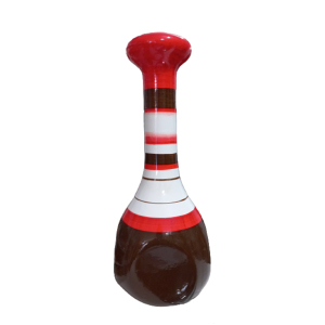Vaso Vermelho e Marrom G