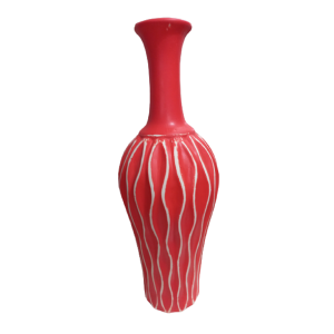 Vaso Garrafa Vermelha