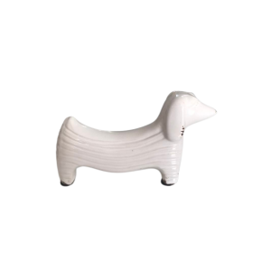 Cachorro Branco Comprido Verniz