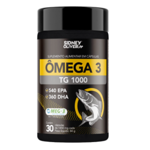 Ômega 3 1000mg 30 cápsulas Sidney Oliveira