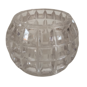 CASTIÇAL DE VIDRO REDONDO