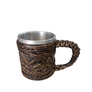 CANECA DRAGÃO DE RESINA