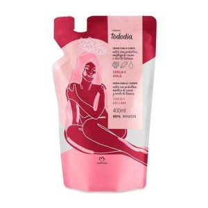 REFIL HIDRATANTE CEREJA E AVELA NATURA TODODIA 400 ML