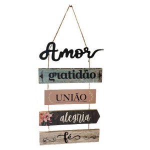 Enfeite De Madeira Frases