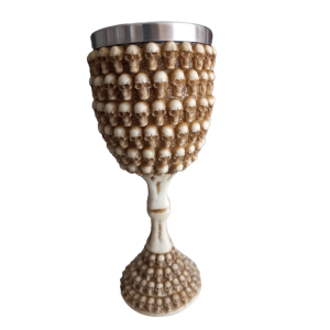 Taça Cálice Caveira - Viking - Medieval - Aço Inox 180ml