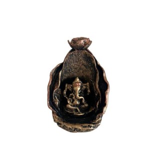 Incensário Cascata Gruta Com Ganesha